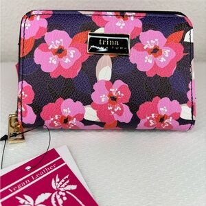 Trina Turk “All Over Narcissus” Small Floral Wallet